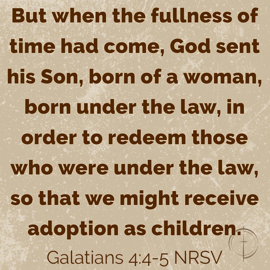 Galatians 4 4 5 Nrsv Northminster Church