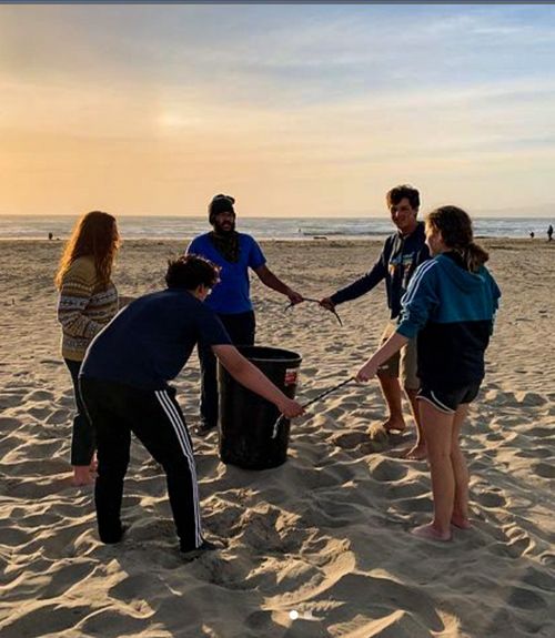 SLO Naz Church Student Ministries at Youth Group Beach Day in the City of San Luis Obispo