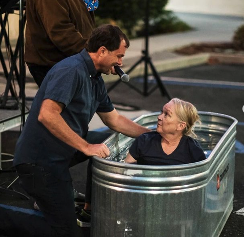 SLO Naz Church of the Nazarene Baptism and Testimony Night Service in the City of San Luis Obispo