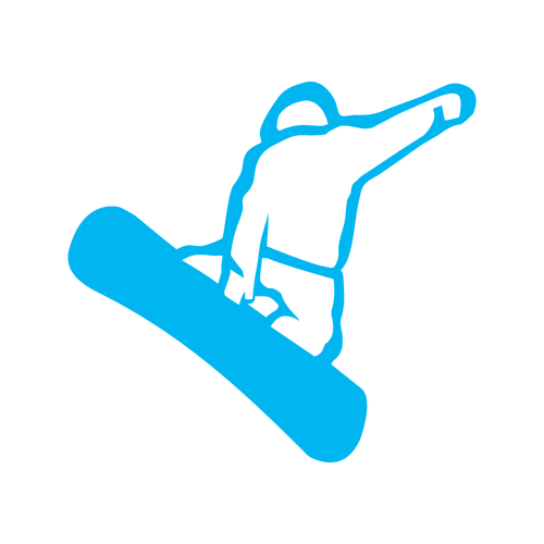 Snowboarder Icon.