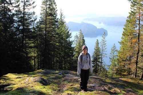 YWAM Vancouver Staff Isabella, On Hike in Vancouver.