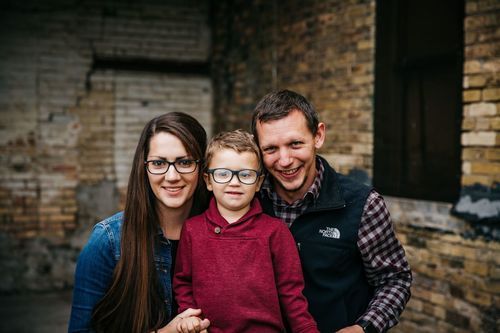 Katy McCaul and family