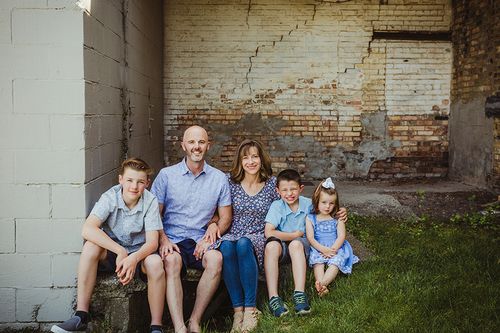 Katy McCaul and family