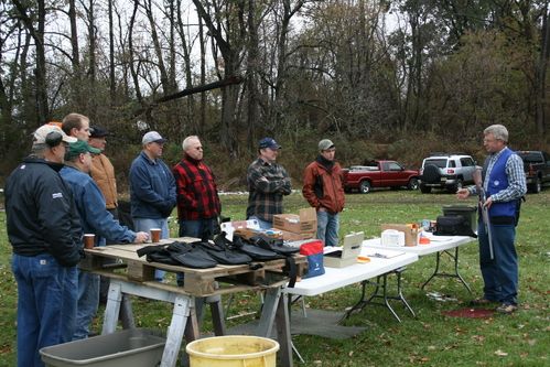 Paul Knakkergaard leads our safety class for one and all