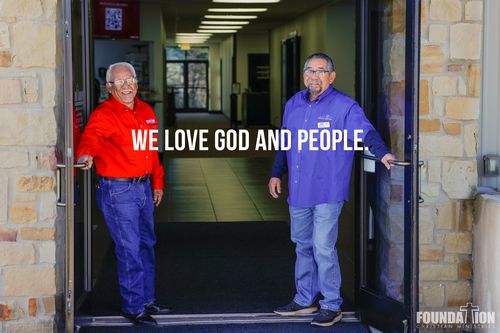 FCM Sunday morning church service greeters.