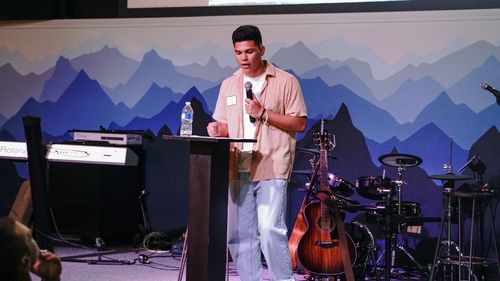 Young adults ministry message.