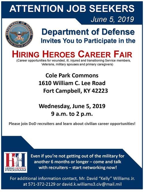 Hiring Heroes Career Fair Flyer