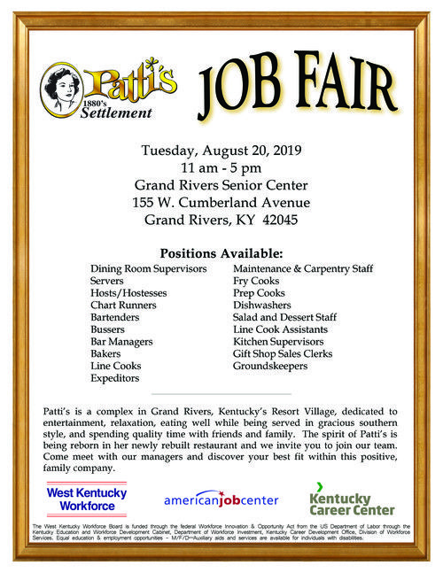Patti's Job Fair Flyer