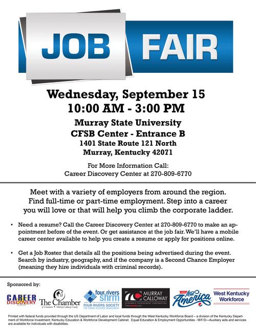 Murray Job Fair Flyer