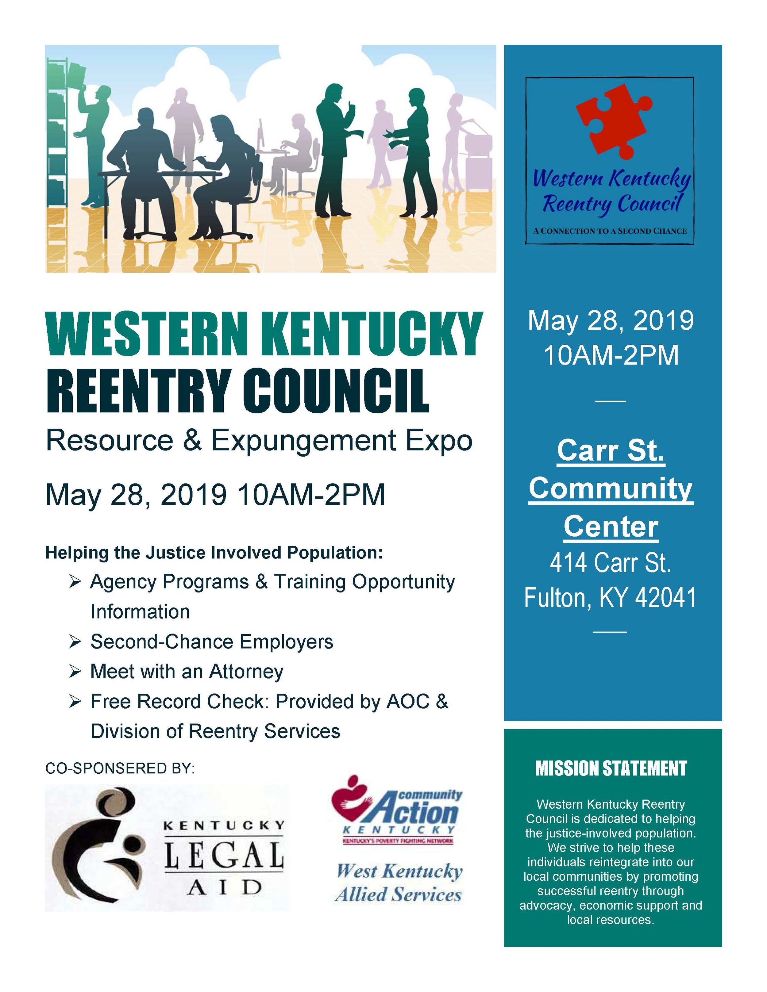 Western Kentucky Reentry Council Resource West Kentucky Workforce Board