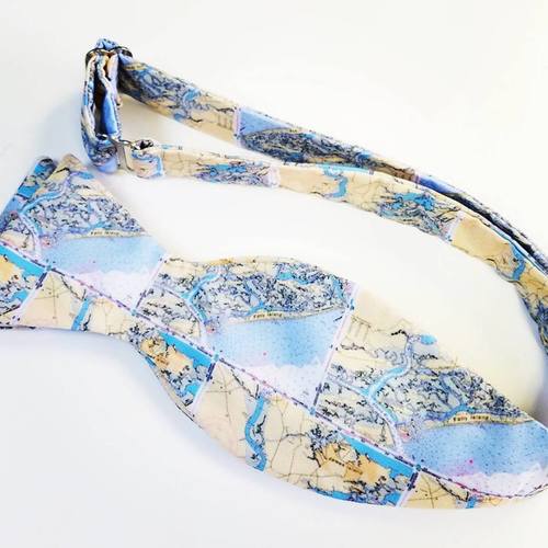 folly beach map bow tie