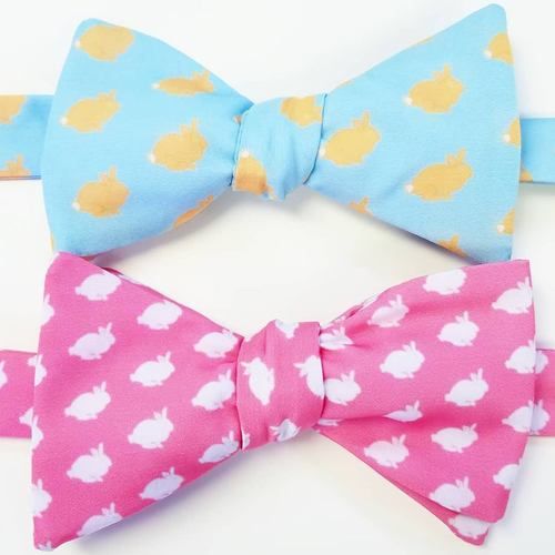Easter bunny bow ties