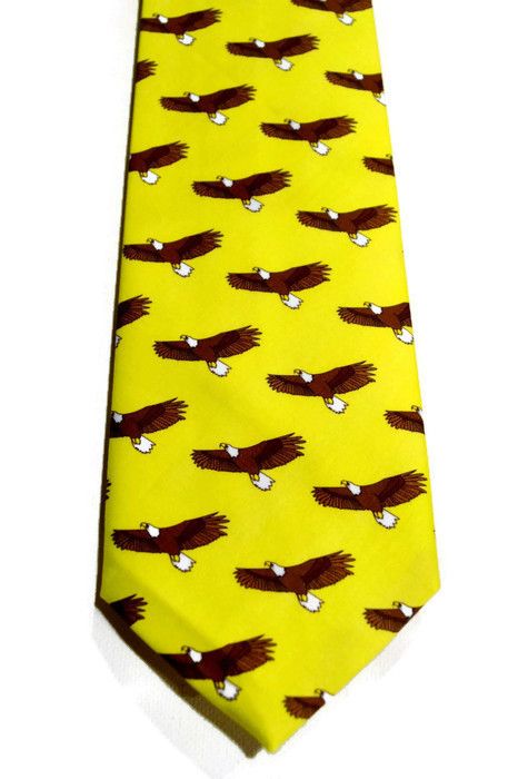 Eagle yellow tie