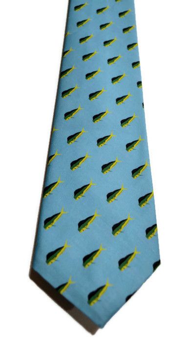 mahi mahi blue necktie