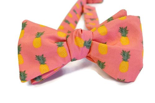 pineapple bow tie