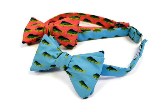 mahi mahi fish bow tie