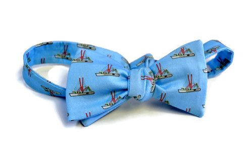SHEM CREEK SHRIMP BOAT bow tie