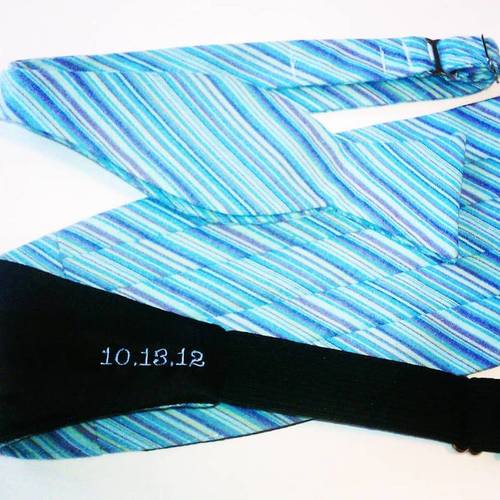 cummerbund set with wedding date