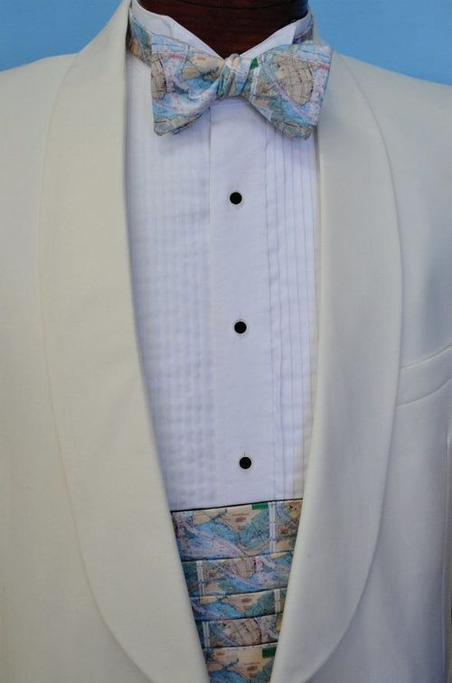 charleston map cummerbund set
