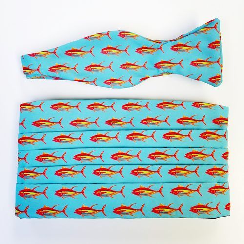 tuna fish cummerbund set