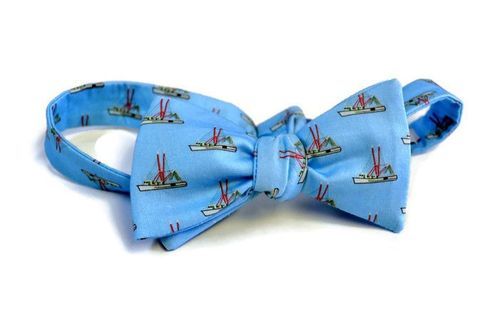 SHEM CREEK SHRIMP BOAT bow tie