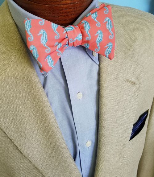 seahorse bow tie