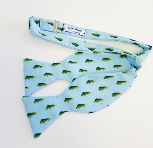 mahi mahi aqua bow tie