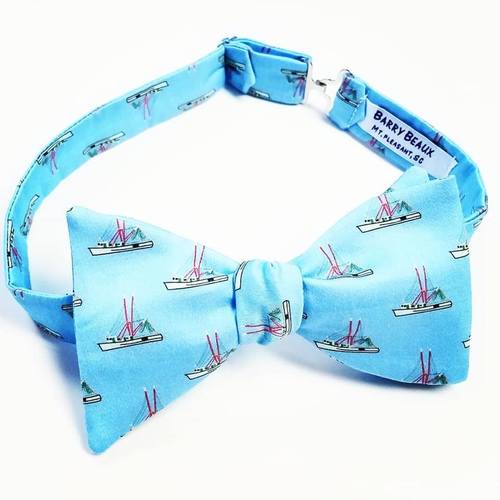 SHEM CREEK SHRIMP BOAT bow tie