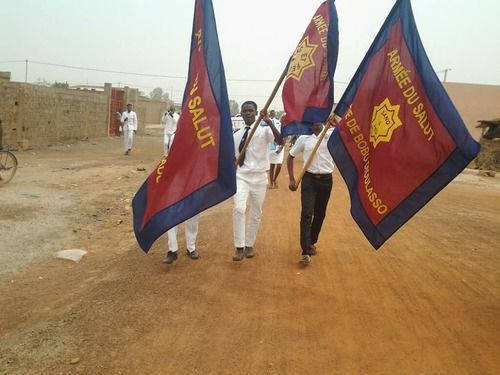 bandiere dell'Esercito della salvezza in Burkina Faso