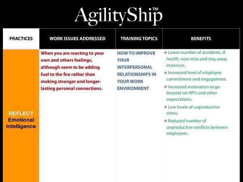 AgilityShip Practice #2 Emotional Intelligence