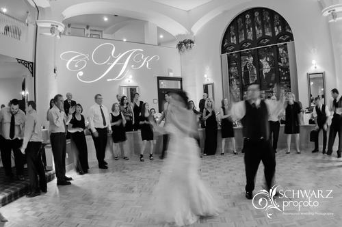 Paduano Studios DJ, MC, Uplighting, Designer Monogram, and Cinematography at Greystone Castle in Canastota NY