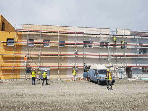 cikea, designer, outlet, centar, fasada, etics,žbuka, čakarić