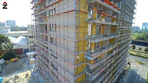 centar zvonimir z4, tehnika, zagreb, fasada
