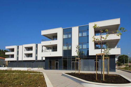 hotel sheraton, tehnika, fasada