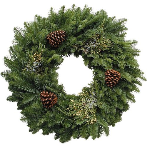 Mixed Noble Fir Wreath